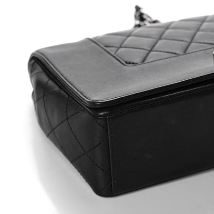 Chanel Sheepskin Quilted Vintage Mademoiselle Flap Black 8 of 12