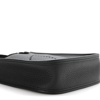 Hermes Taurillon Clemence Evelyne TPM Black 8 of 10