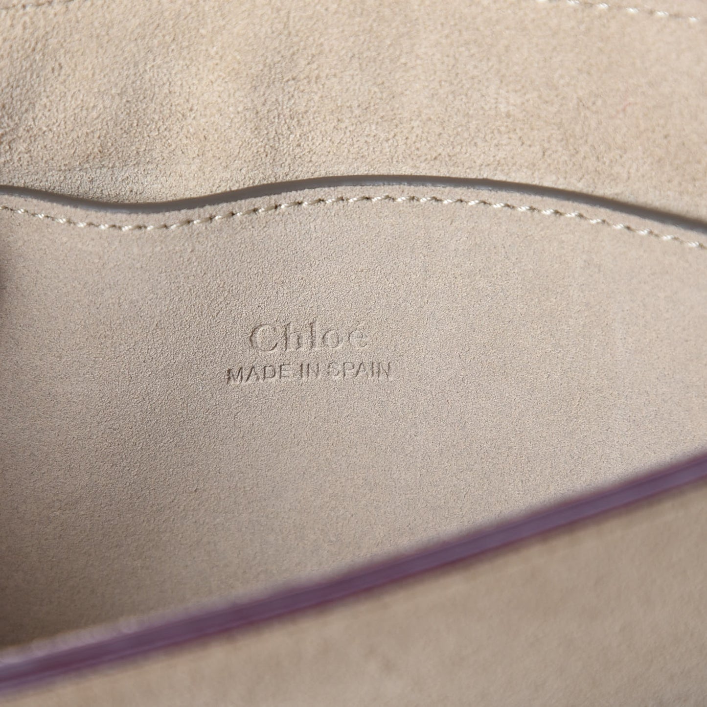 Suede Calfskin Small Faye Shoulder Bag Plum Purple