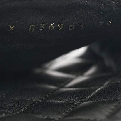 Chanel Lambskin Quilted CC Mules Sandals 36 Black 7 of 9