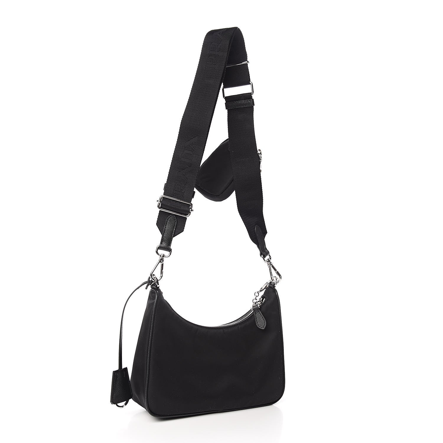 Prada Nylon Re-Edition 2005 Shoulder Bag Black 3 of 11