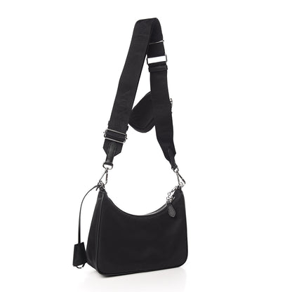 Prada Nylon Re-Edition 2005 Shoulder Bag Black 3 of 11
