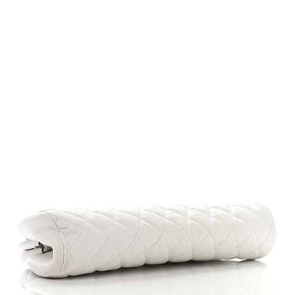 Chanel Caviar Quilted Timeless Clutch White 4 of 16
