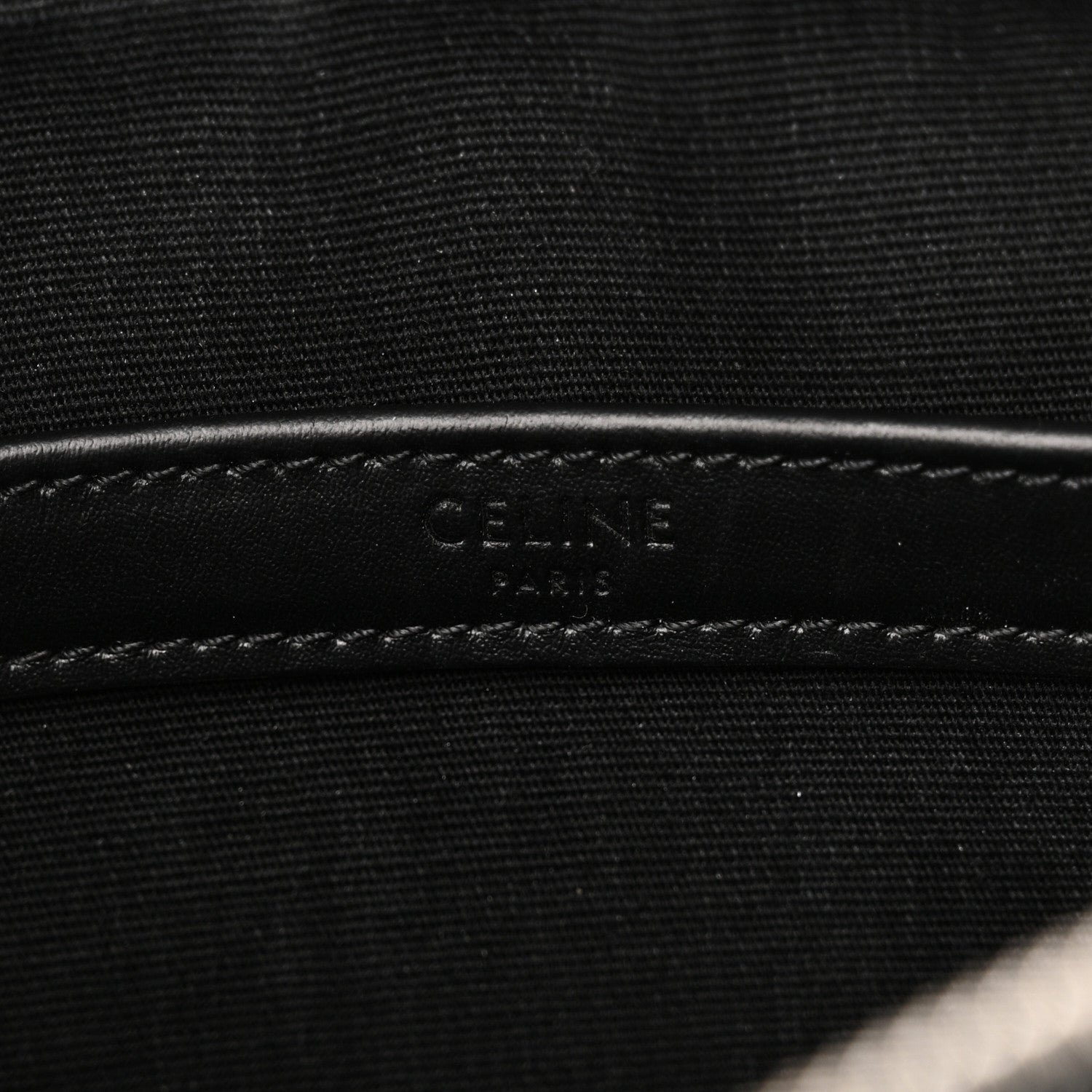Celine Triomphe Canvas Medium Messenger Bag Black Silver 6 of 9