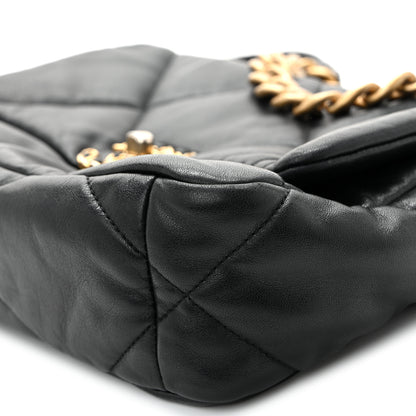 Chanel Lambskin Quilted Medium Chanel 19 Flap Black 10 of 10