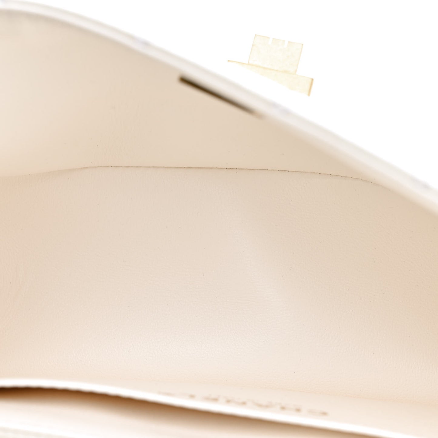 Aged Calfskin Quilted 2.55 Reissue Mini Flap White