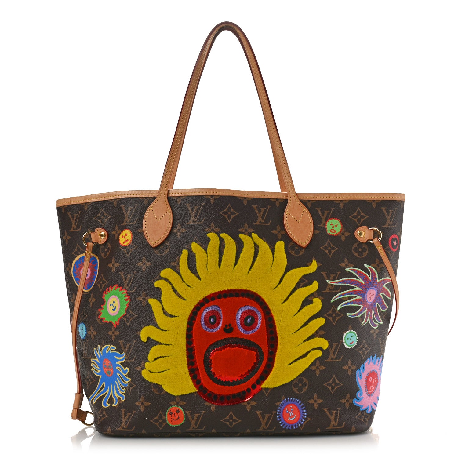 Louis Vuitton LV X YK Monogram Faces Neverfull MM 1 of 7