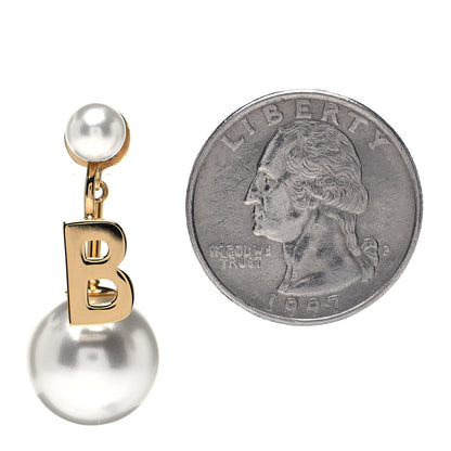 Christian Dior Pearl My ABCDior B Tribale Earring Gold 2 of 3