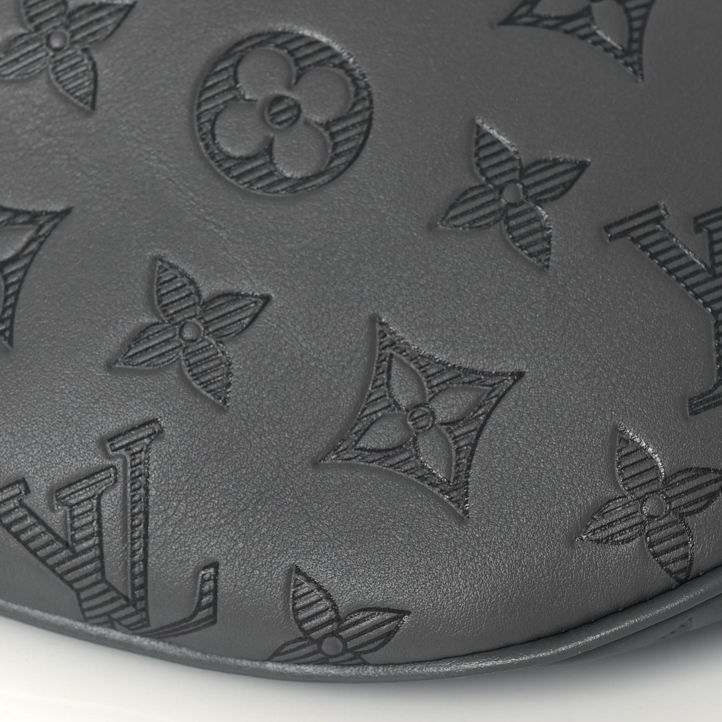 Calfskin Monogram Shadow Discovery Bumbag PM Gray