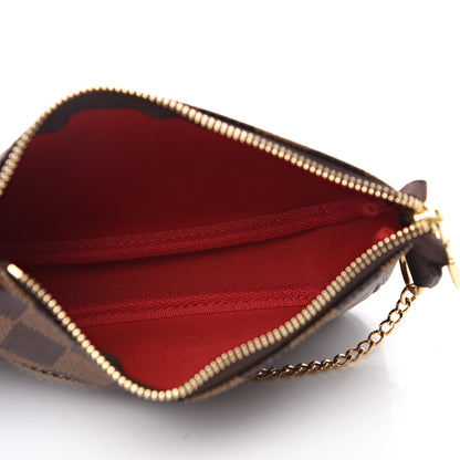 Louis Vuitton Damier Ebene Mini Pochette Accessories 4 of 7