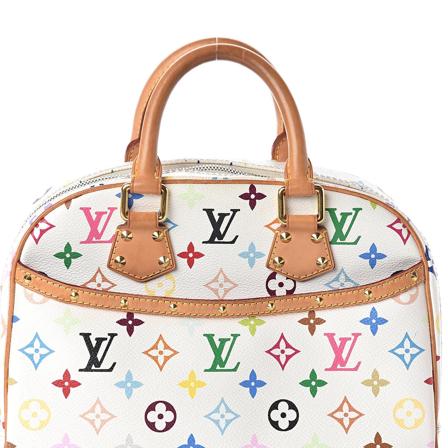 Monogram Multicolor Trouville White