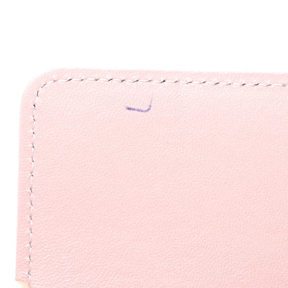 Chanel Calfskin Quilted Crystal CC Star Flap Wallet Light Pink 8 of 8