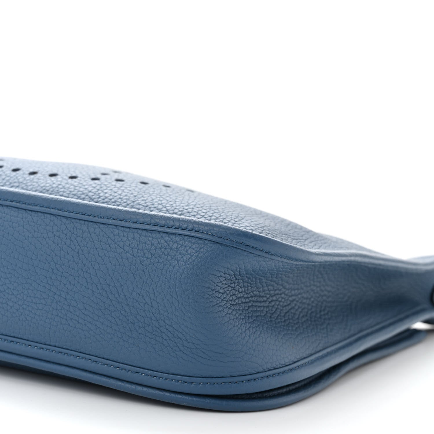 Hermes Taurillon Clemence Evelyne III PM Bleu Agate Cuivre 10 of 10