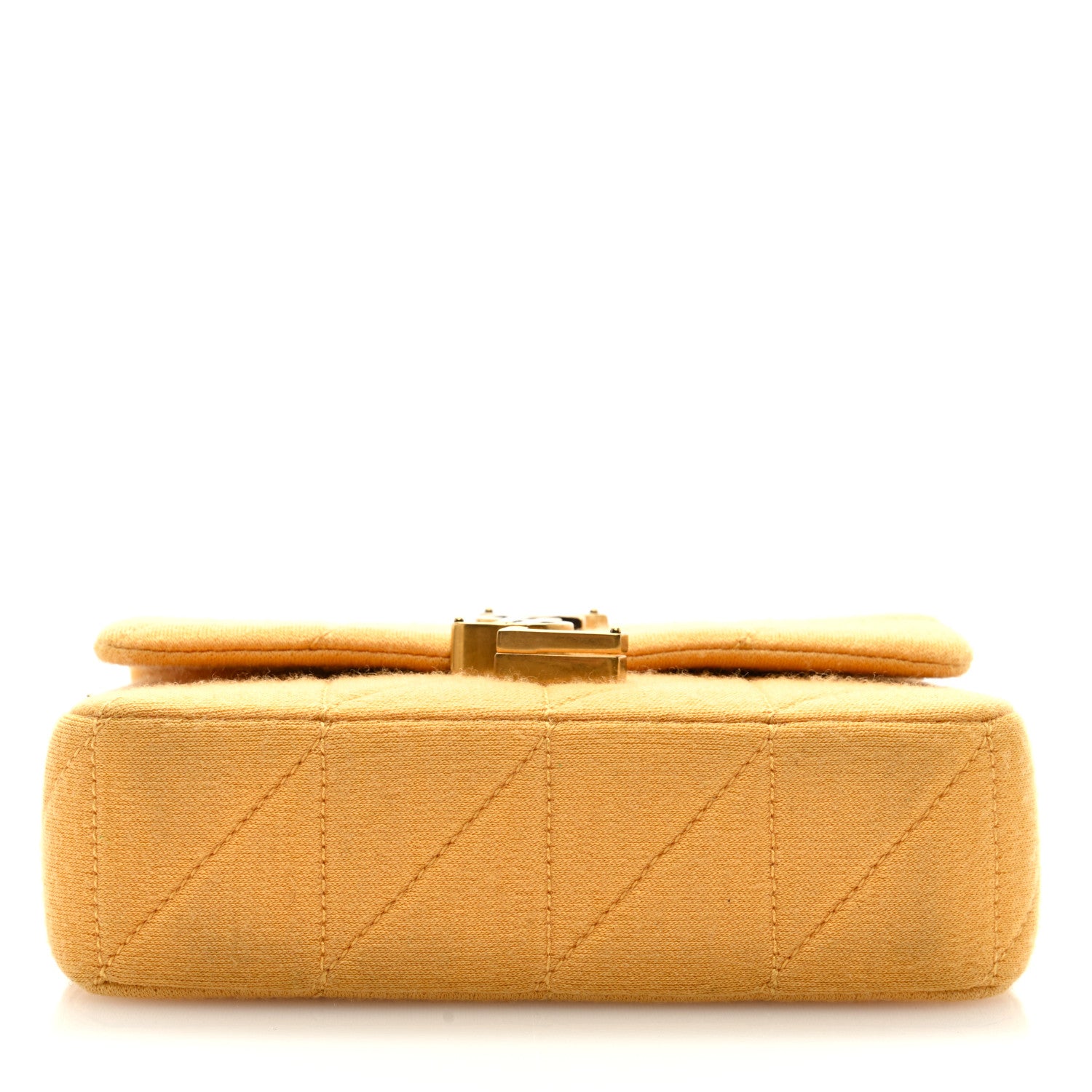 Saint Laurent Jersey Wool Patchwork Monogram Mini Jamie Baguette Yellow 9 of 9