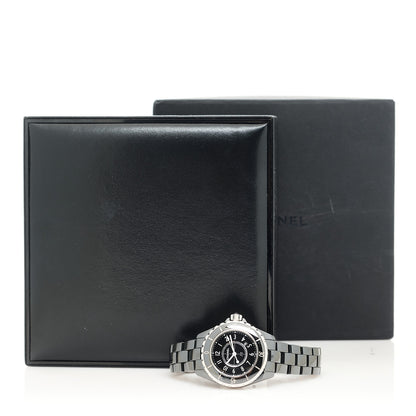 Chanel Stainless Steel Ceramic 33mm J12 Quartz Watch Black 5 of 5