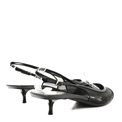 Saint Laurent Mesh Oxalis Slingback 30 Pumps 41 Black 5 of 9