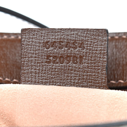Gucci GG Supreme Monogram Small Horsebit 1955 Shoulder Bag Beige Brown Sugar 7 of 9