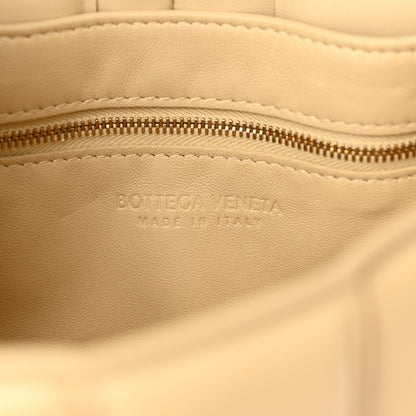 Bottega Veneta Lambskin Maxi Intreccio Padded Chain Cassette Crossbody Bag Porridge 6 of 9