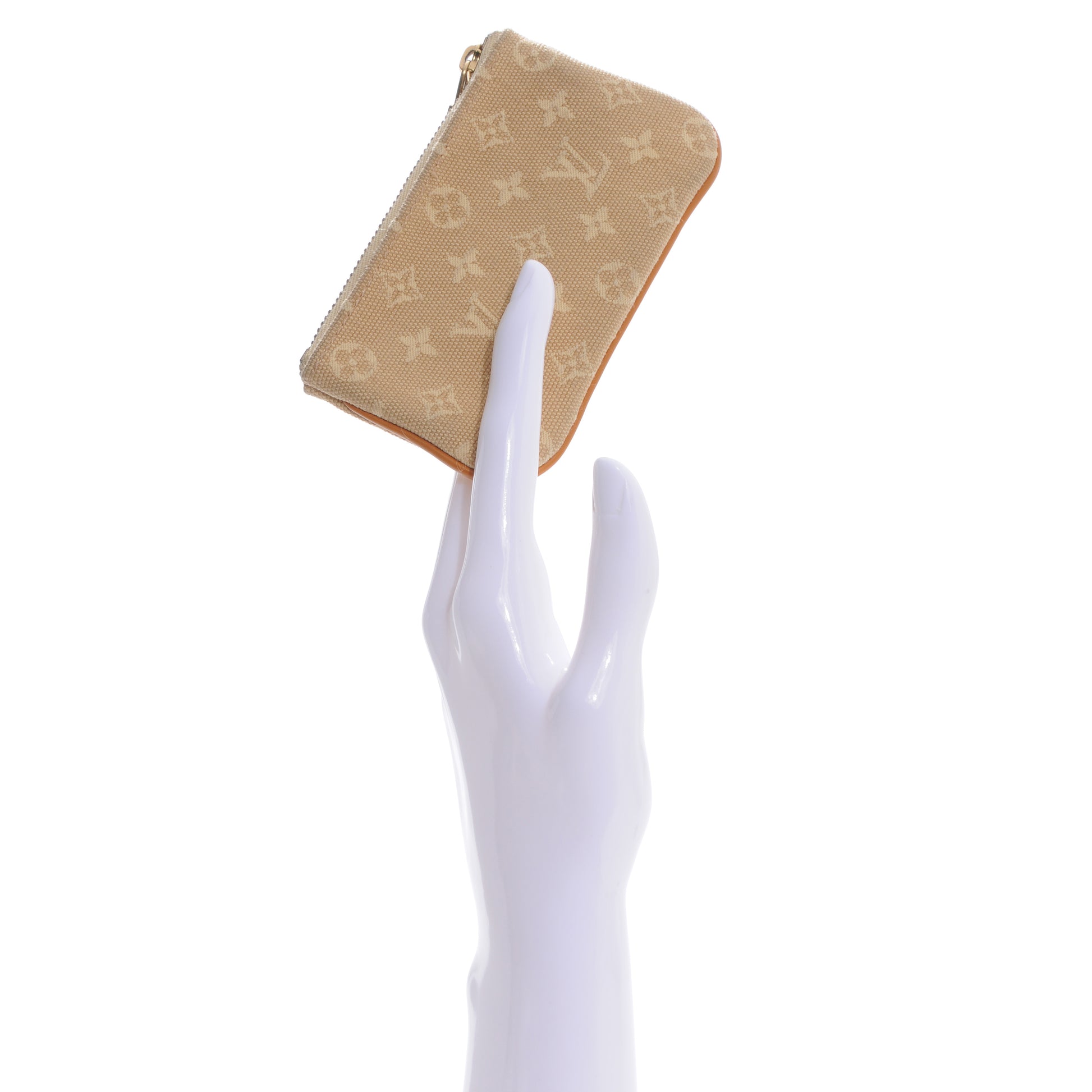 Louis Vuitton Mini Monogram Key Holder Beige 2 of 8