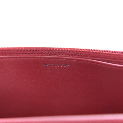 Chanel Caviar Quilted Wallet on Chain WOC Red 6 of 11