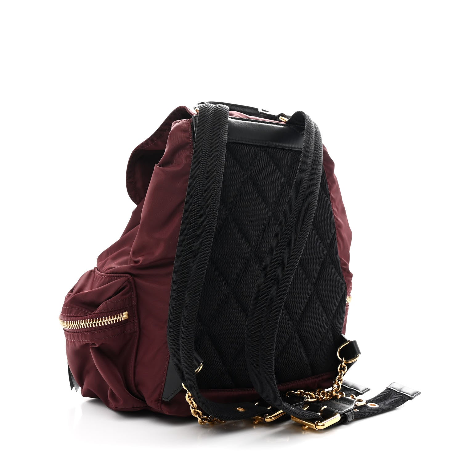 Burberry Nylon Small Rucksack Backpack Burgundy Red Burgundy Red 3 of 11
