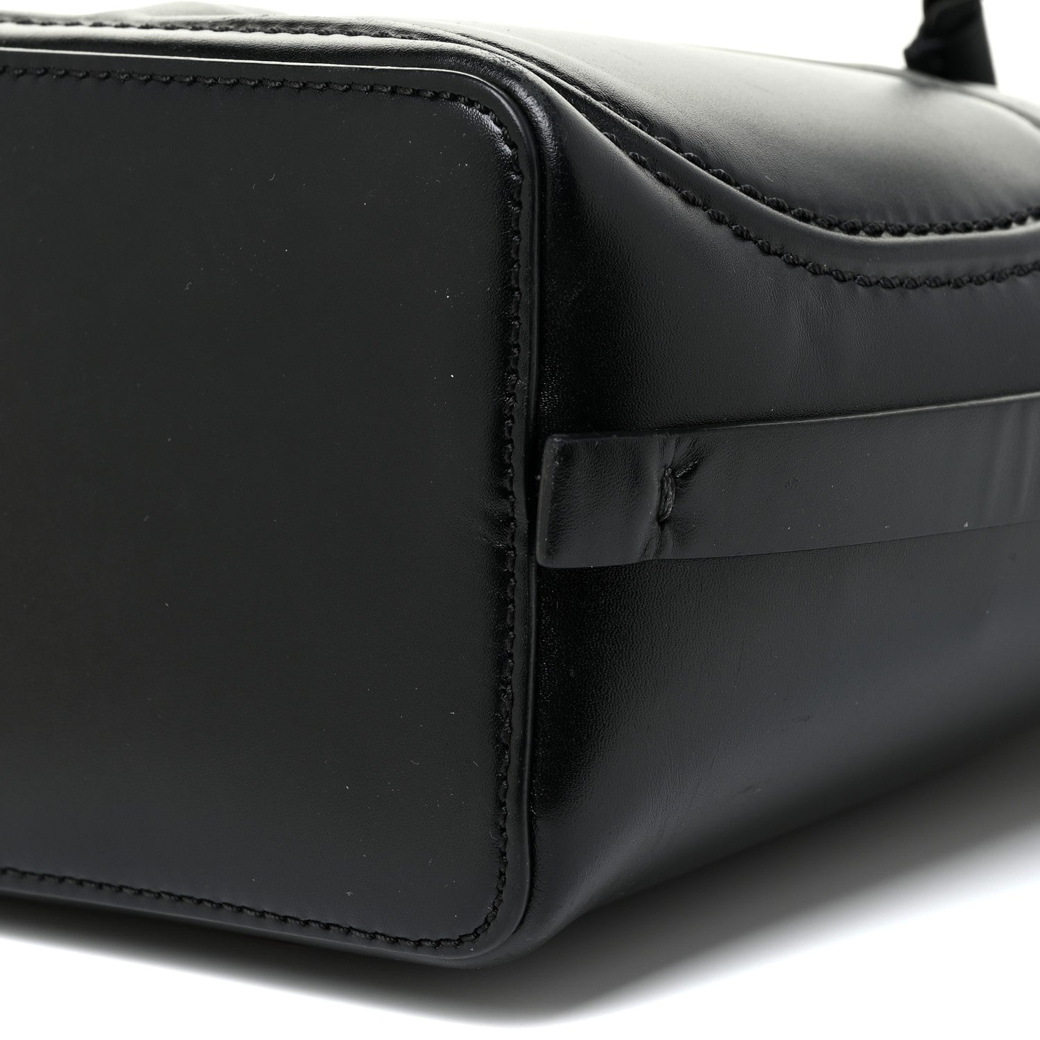Valentino Garavani Calfskin Vlogo Walk Bucket Bag Black 8 of 16