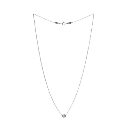 Tiffany Platinum Diamond .22ct Elsa Peretti Diamonds By The Yard Pendant Necklace 2 of 6