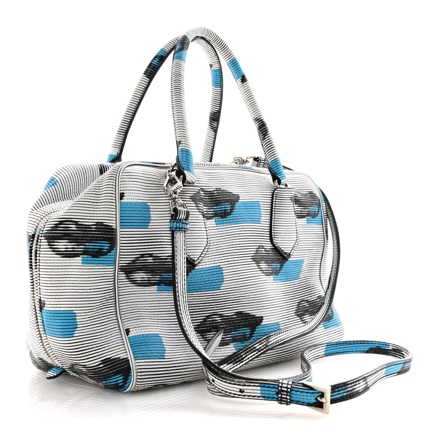Vitello Daino Lips Inside Bag Bianco