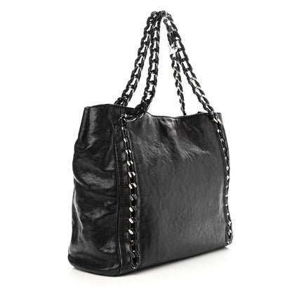 Chanel Glazed Caviar Modern Chain Tote Black 3 of 10
