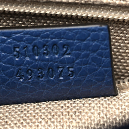 Gucci Dollar Calfskin Interlocking G Top Handle Shoulder Bag Caspian 8 of 11