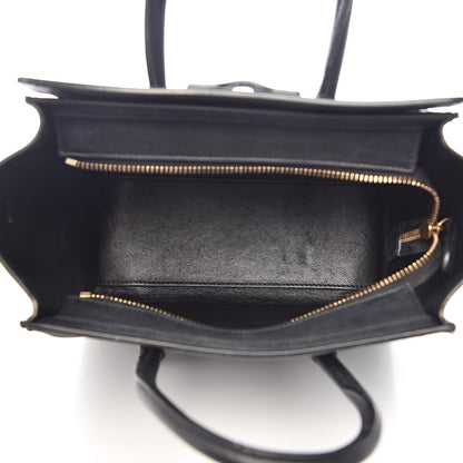 Celine Smooth Calfskin Nano Luggage Black 5 of 23