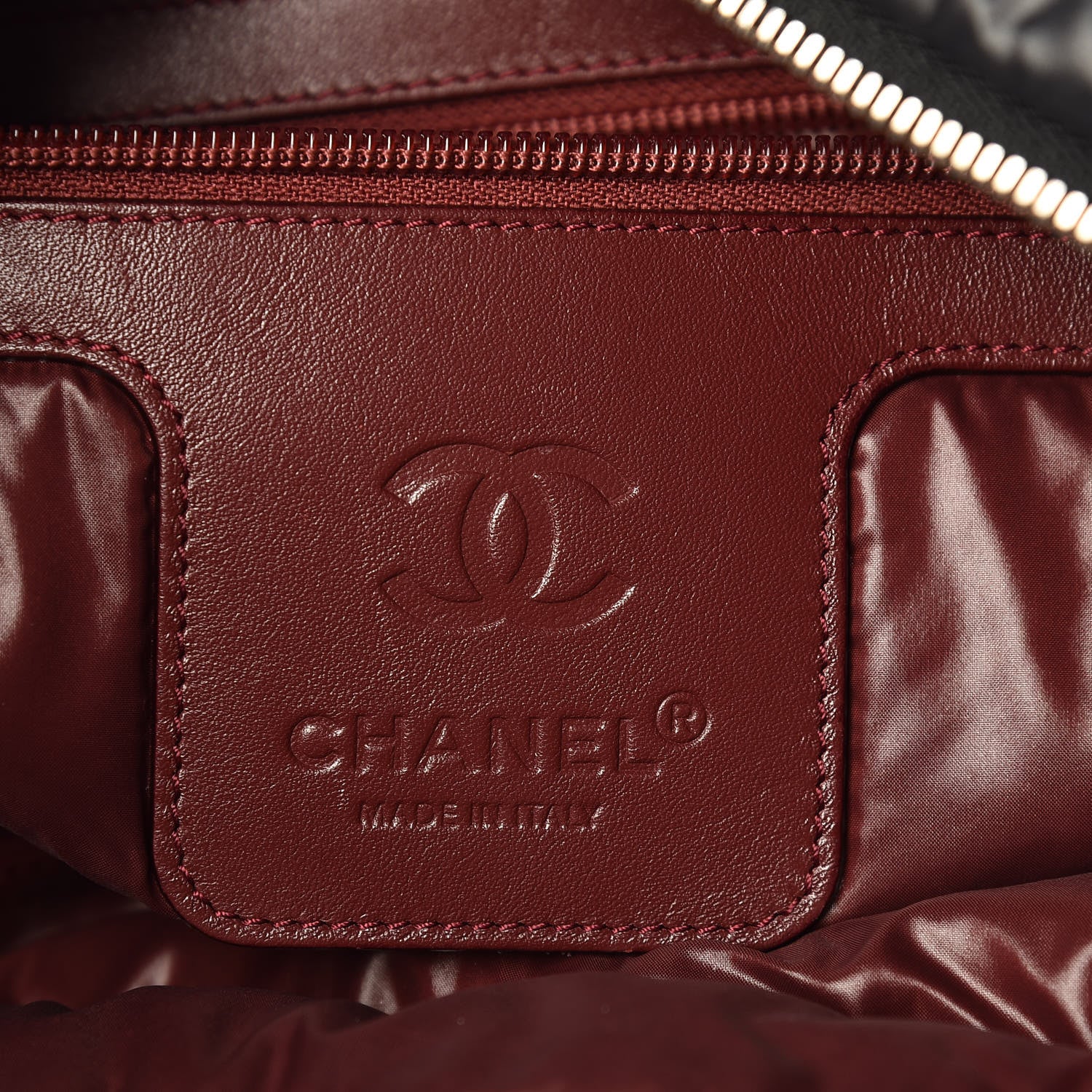 Chanel Nylon Quilted Large Coco Cocoon Tote Black 6 of 9