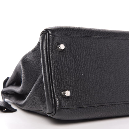 Hermes Taurillon Clemence Kelly Retourne 28 Black 6 of 10