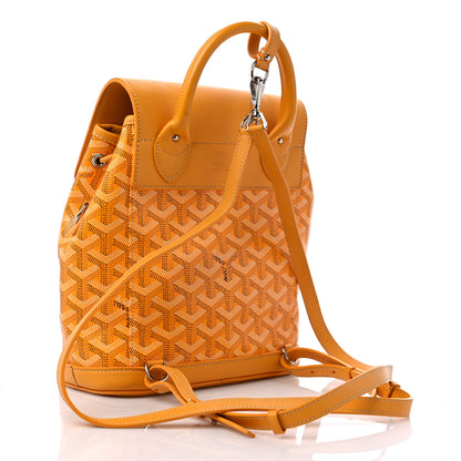 Goyard Goyardine Calfskin Mini Alpin Backpack Yellow 3 of 13