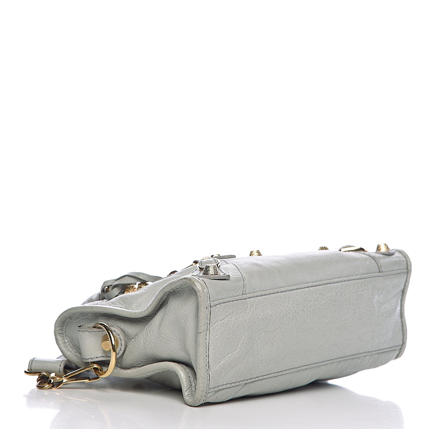 Balenciaga Agneau Giant 12 Gold Hardware Mini City Gris Melange 4 of 10