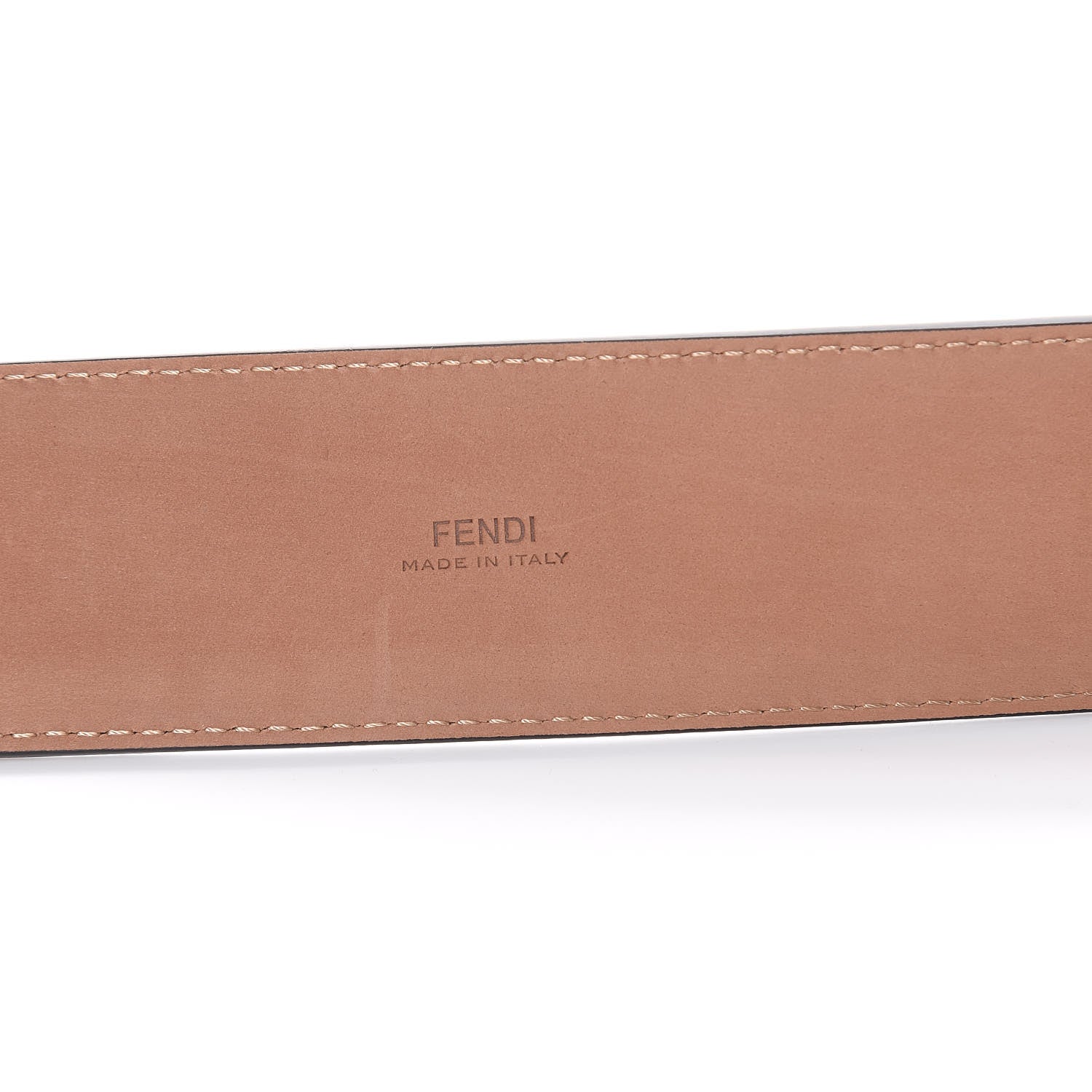 Fendi Vitello Grace FF 1974 Embossed Belt 95 38 Black 5 of 7