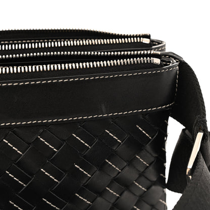 Bottega Veneta Nappa Intrecciato Duo Bag Black Natural 12 of 12