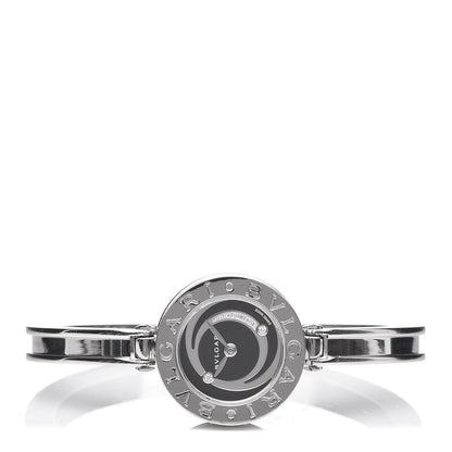 Bulgari Stainless Steel Diamond 22mm B.Zero1 Quartz Watch Black 4 of 9
