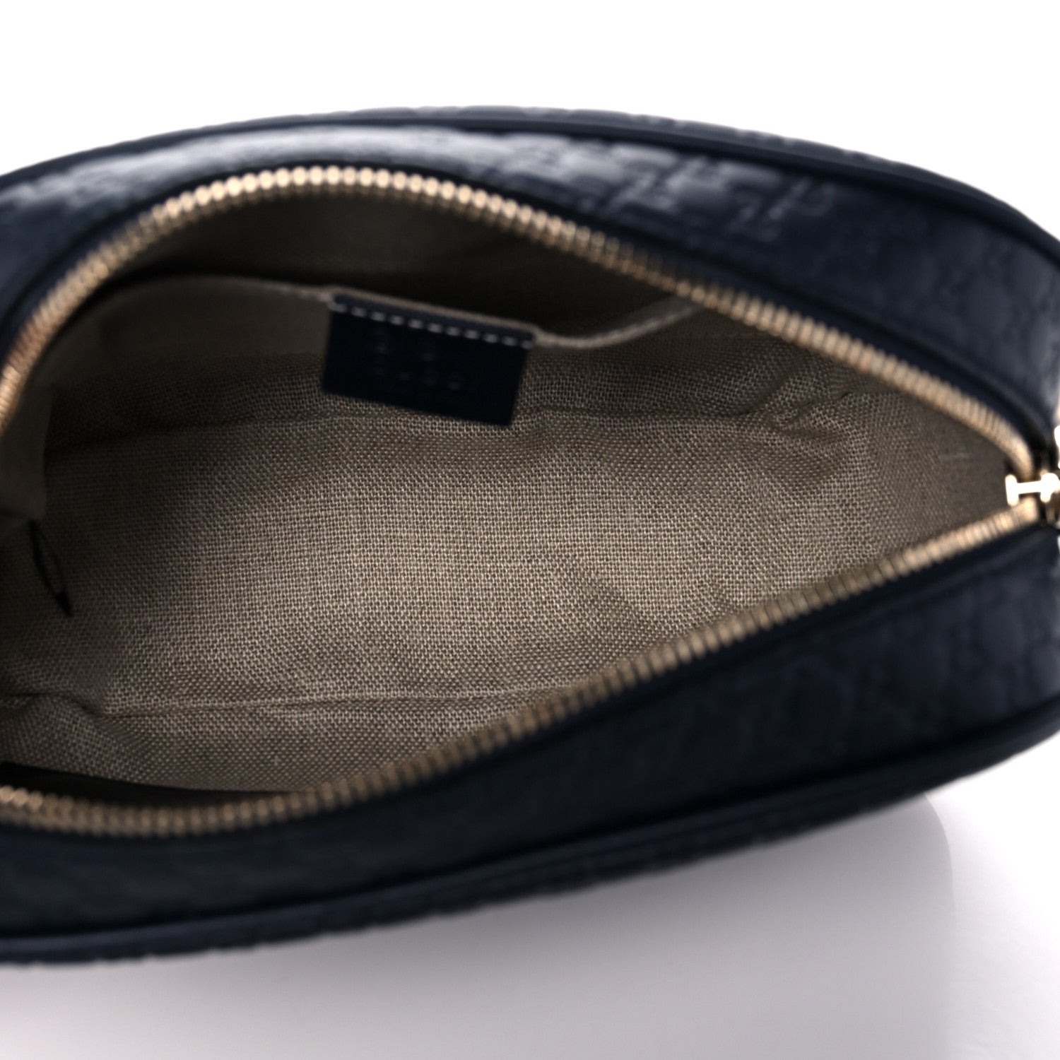 Gucci Soft Microguccissima Mini Bree Messenger Bag Blue 5 of 10