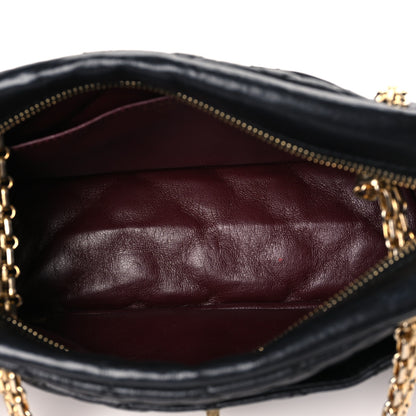Chanel Aged Calfskin Quilted Small Reissue Camera Case Black 5 of 9