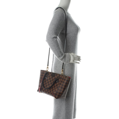 Louis Vuitton Damier Ebene Caissa Tote PM Cherry 2 of 8