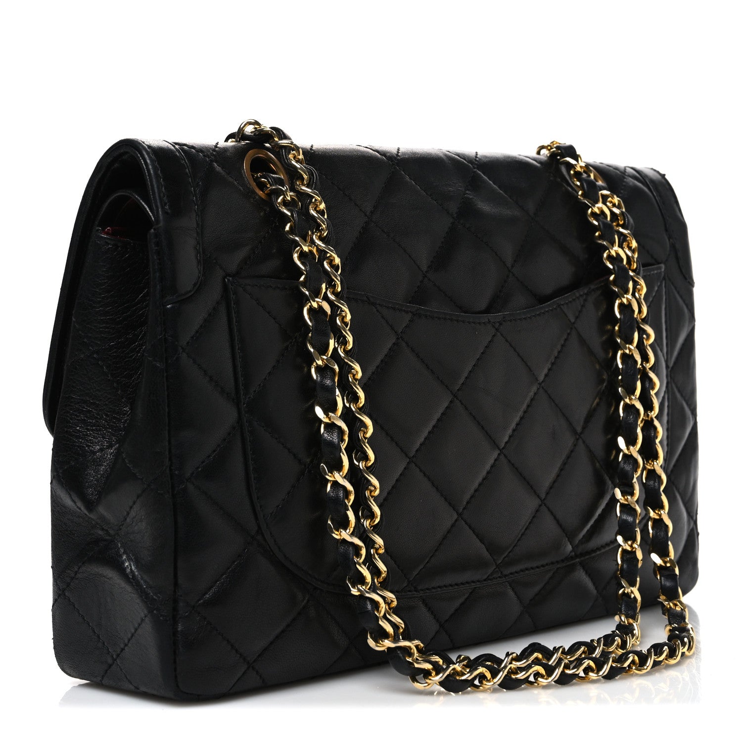 Chanel Lambskin Medium Double Flap Black 2 of 9