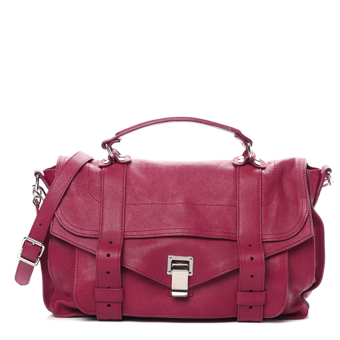 Lambskin Medium PS1 Satchel Fleur De Lys