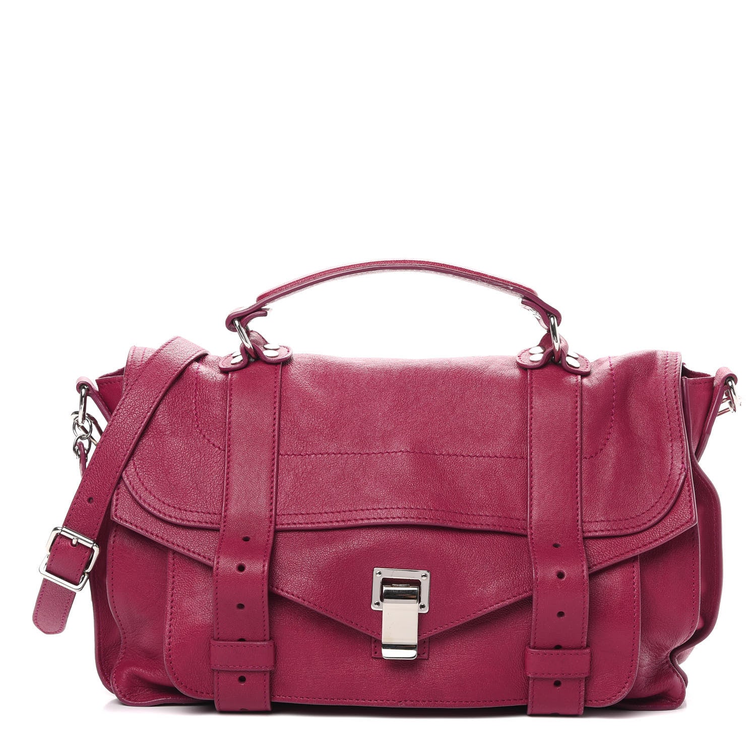 Proenza Schouler Lambskin Medium PS1 Satchel Fleur De Lys 1 of 13