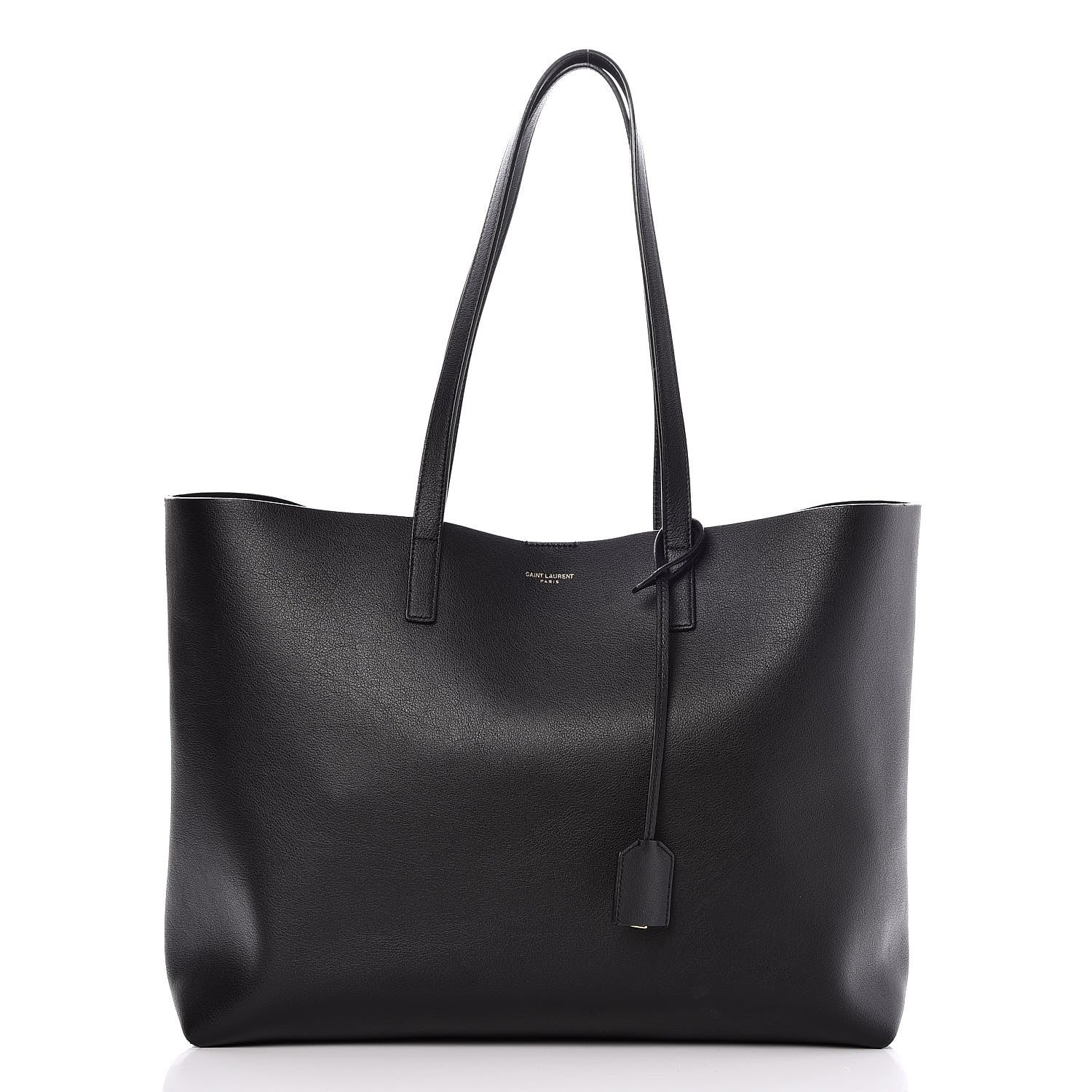 Saint Laurent Calfskin Large Shopping Tote Black 1 of 12