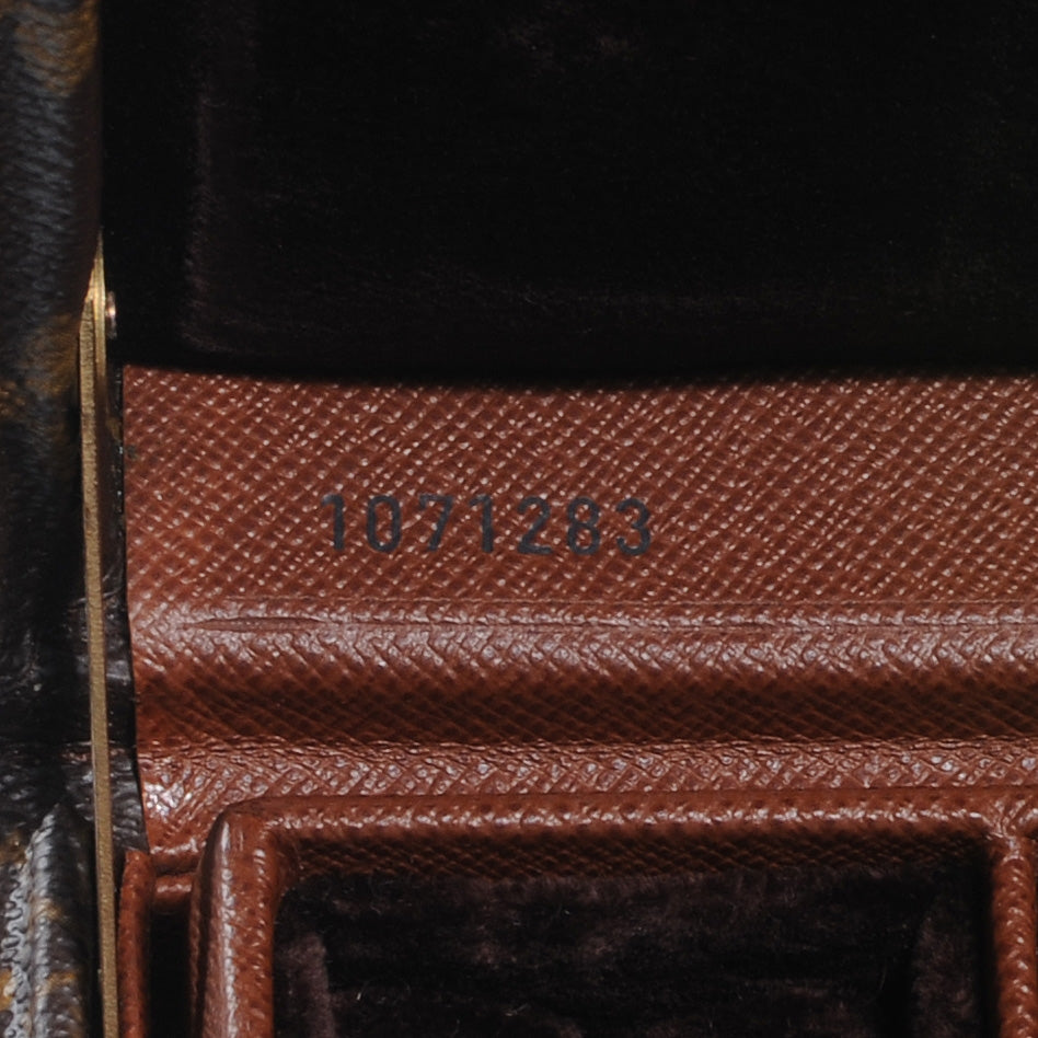 Louis Vuitton Monogram Boite Bijoux 34 Jewelry Case Hard Trunk 7 of 8