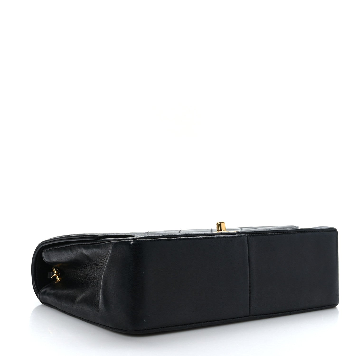Chanel Lambskin Quilted Medium Single Flap Black 4 of 9
