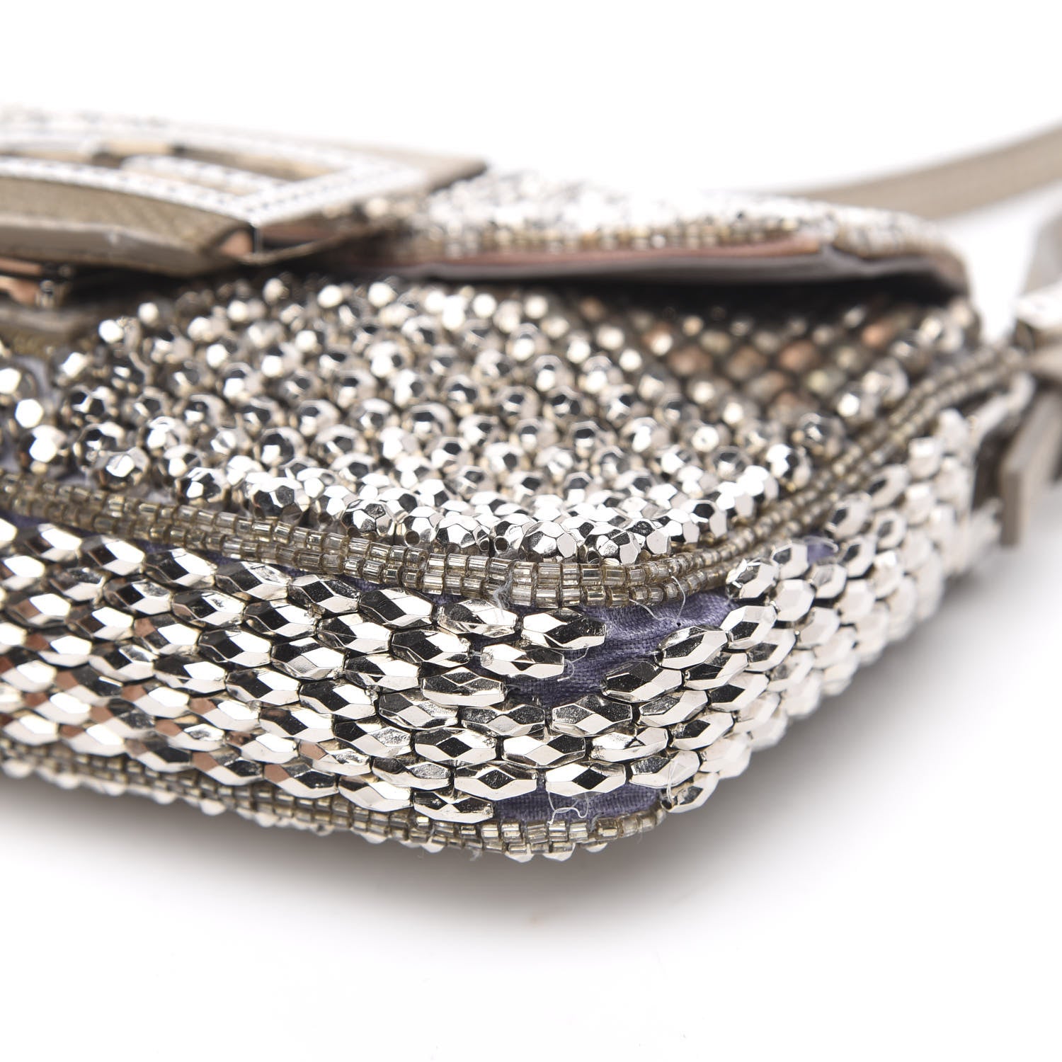 Fendi Beaded Baguette Gold 8 of 14