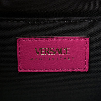 Versace Nappa Quilted Medusa Top Handle Bucket Bag Fuchsia 6 of 11