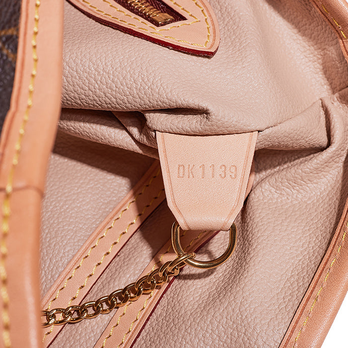 close up product image of authentic louis vuitton date code